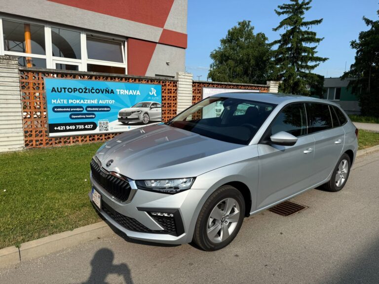 JR Auto Autopožičovňa Škoda Scala sivá 2